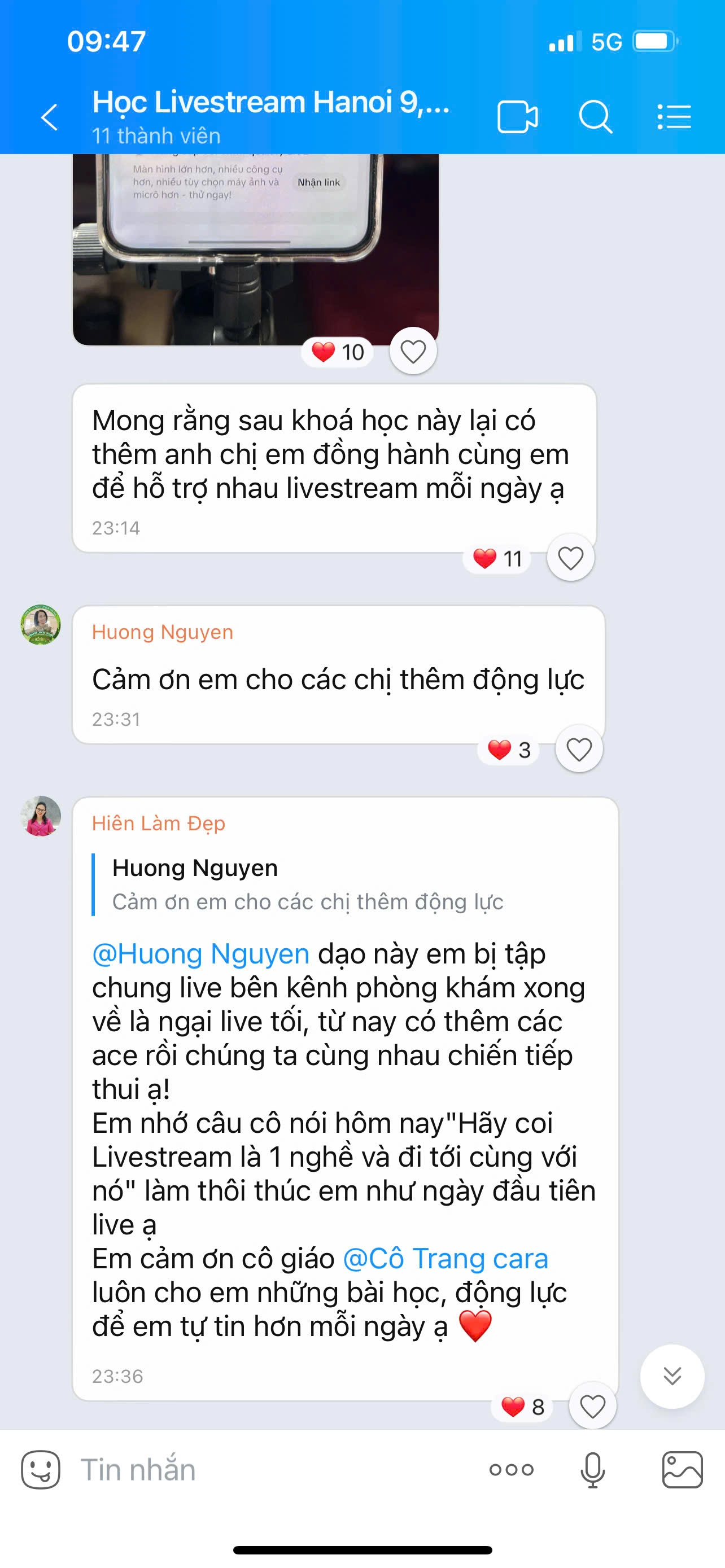 Feedback của học viên 3