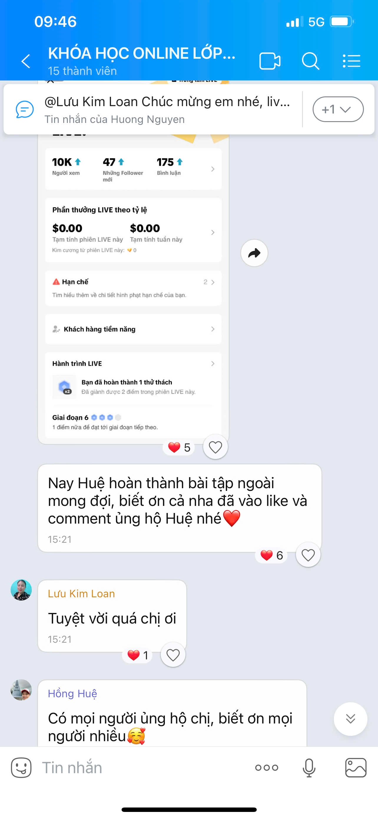 Feedback của học viên 4